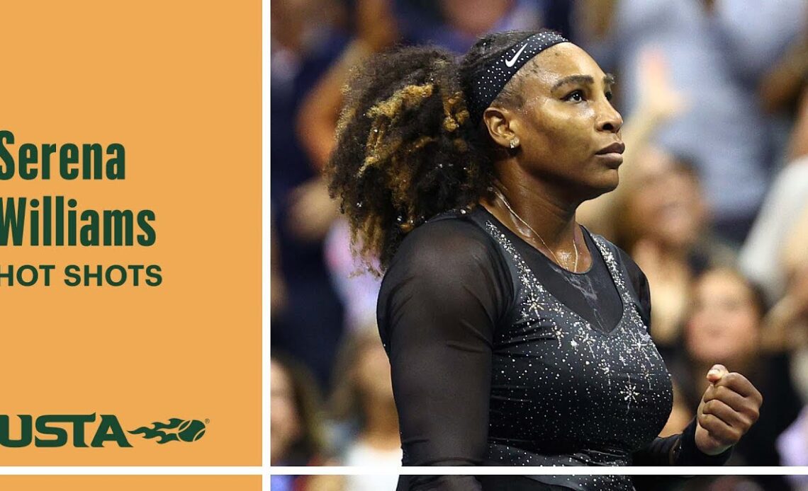 Serena Williams' Down-The-Line Winner | 2022 US Open