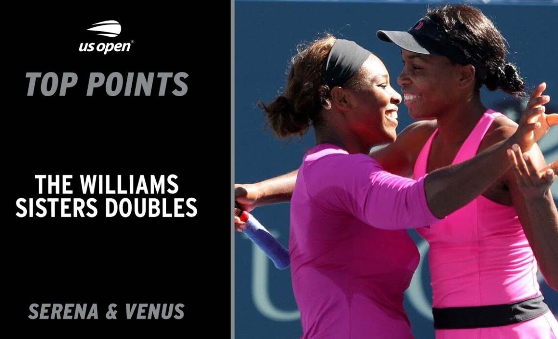 Serena & Venus Williams' Top Doubles Points | US Open