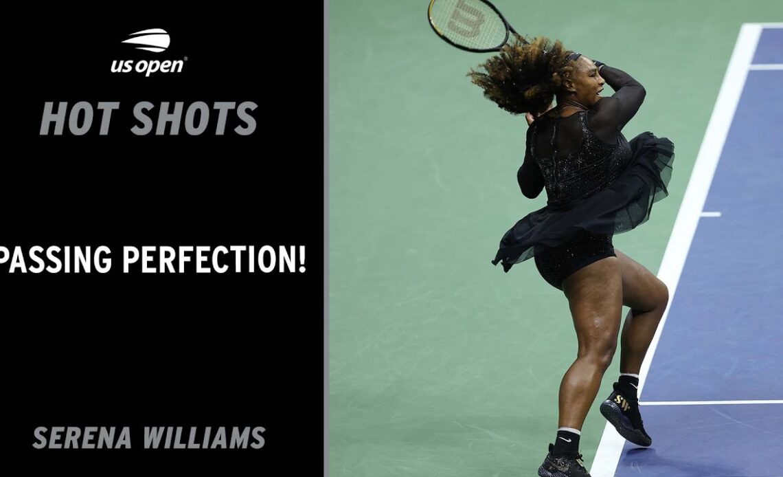 Serena's Passing Shot is Just Too Good | 2022 US Open