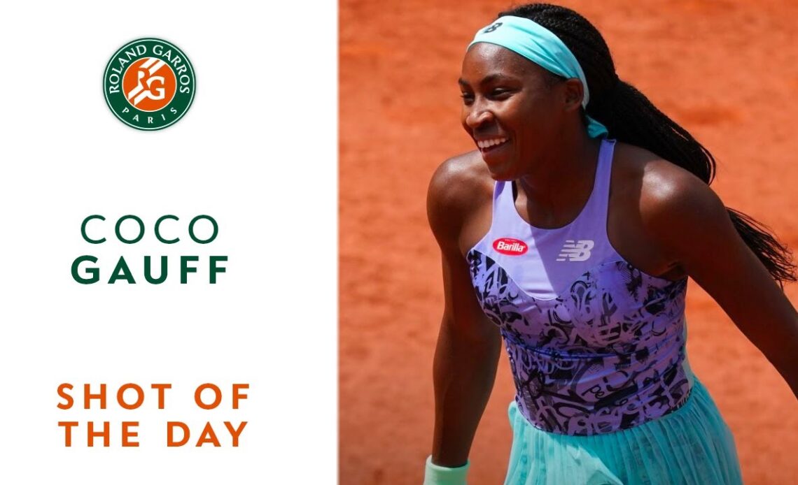 Shot of the day #4 - Coco Gauff | Roland-Garros 2022