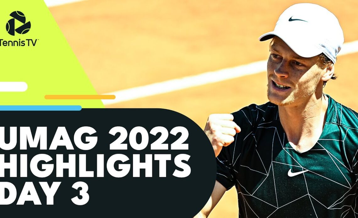 Sinner Battles Munar; Rune & Molcan Both Feature | Umag 2022 Highlights Day 3