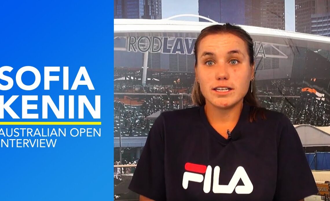Sofia Kenin: "I'm just so proud of myself!" | Australian Open 2020 Interview