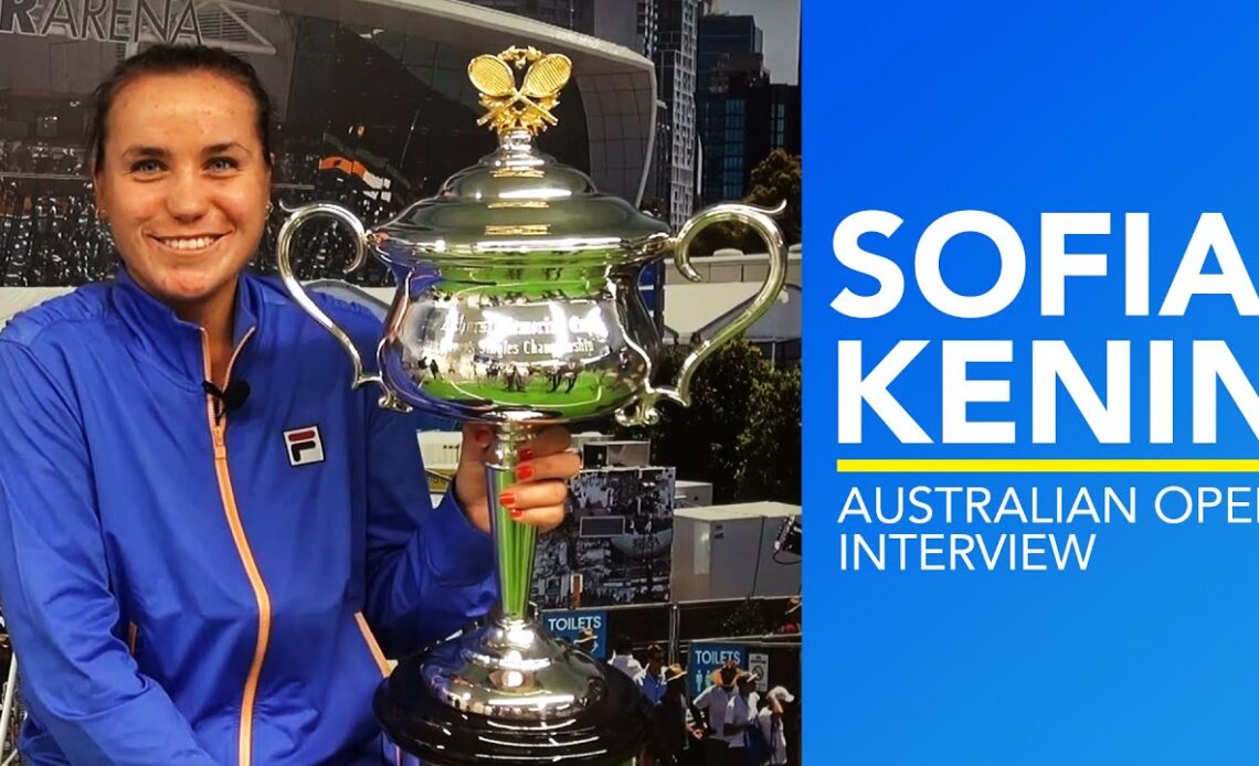Sofia Kenin: "I'm pinching myself that I won!" | Australian Open 2020 Interview
