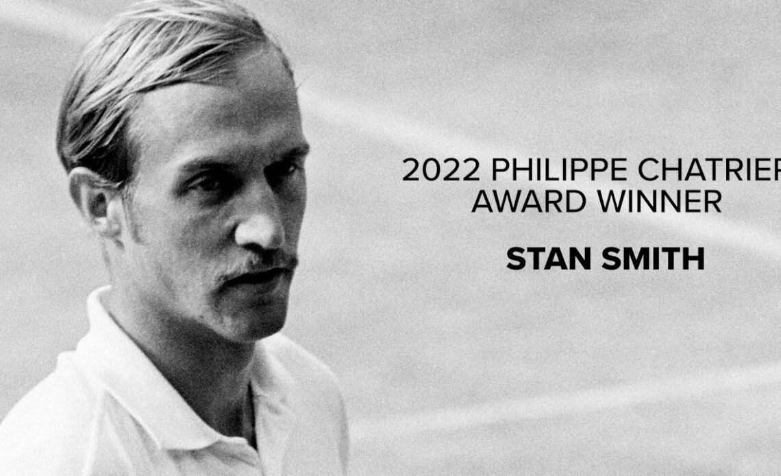 Stan Smith is the 2022 ITF Philippe Chatrier Award winner