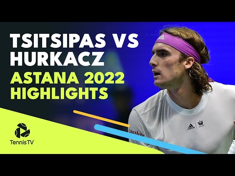 Stefanos Tsitsipas vs Hubert Hurkacz Highlights | Astana 2022 Quarter-Final