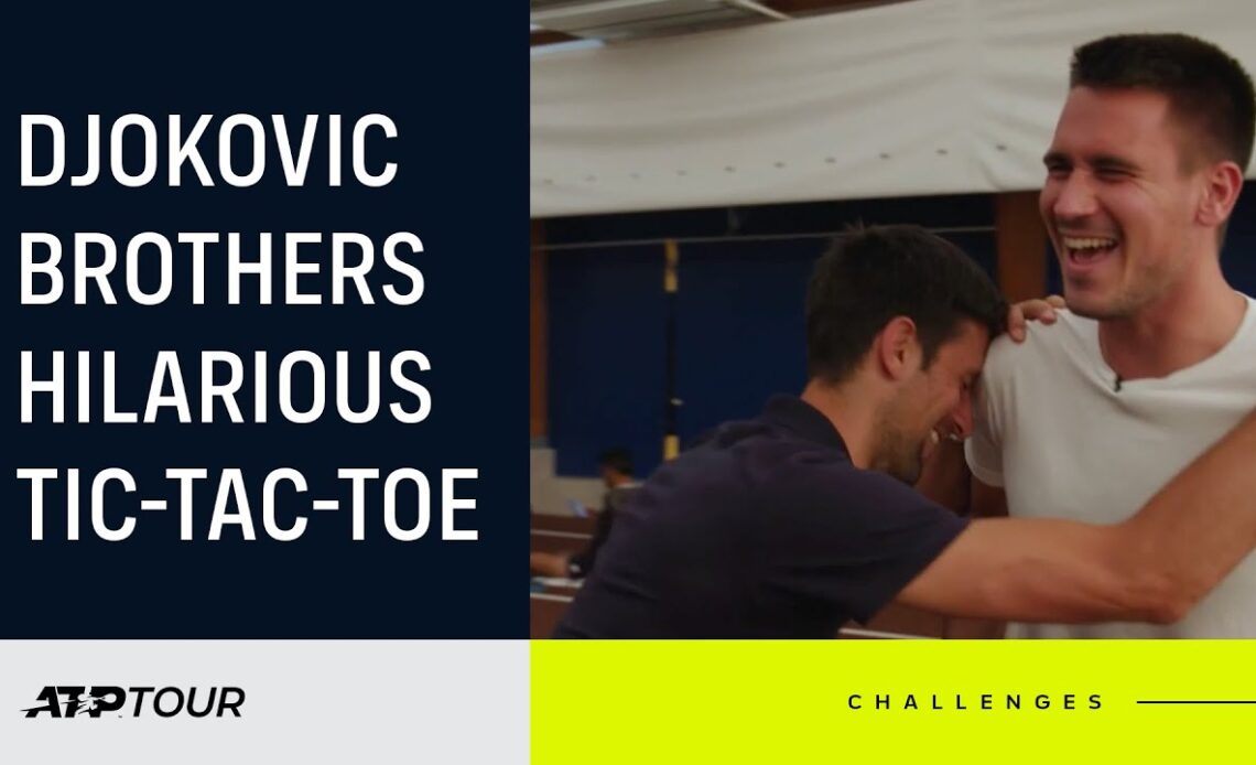 TENNIS TIC TAC TOE: Djokovic Brothers Face Off!