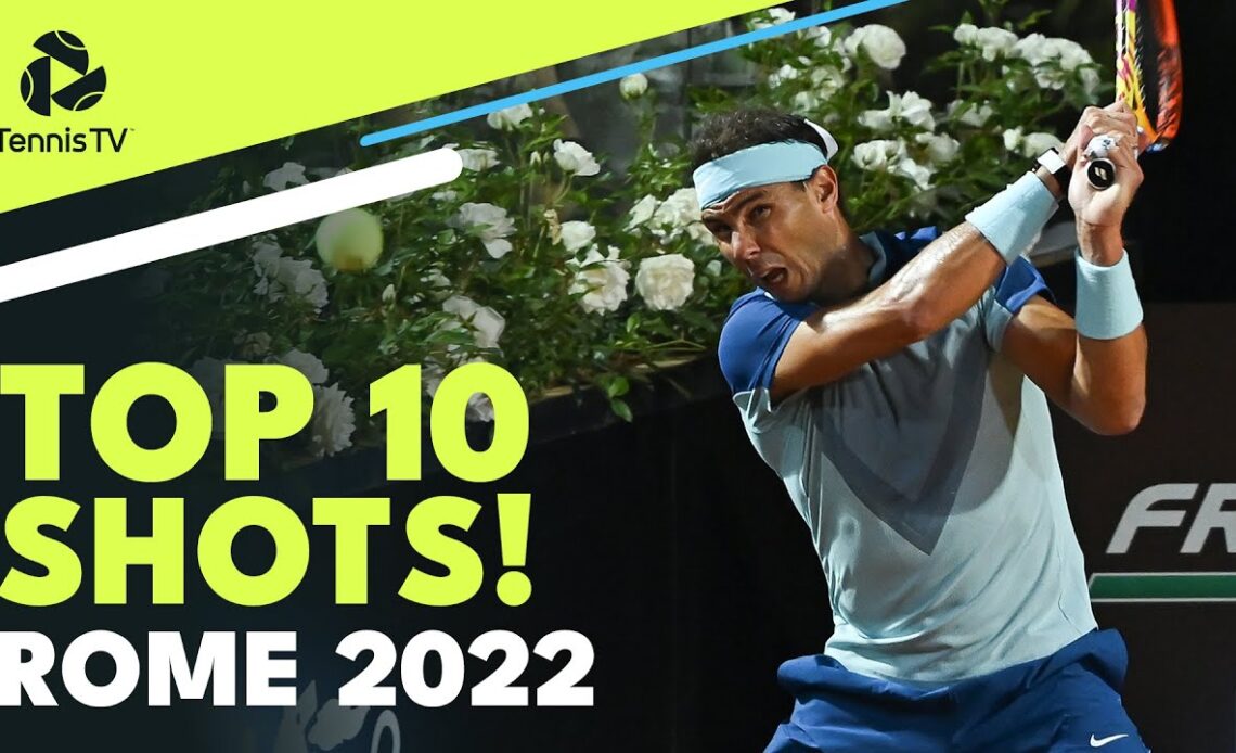 TOP 10 BEST ATP Tennis Shots & Rallies! | Rome 2022