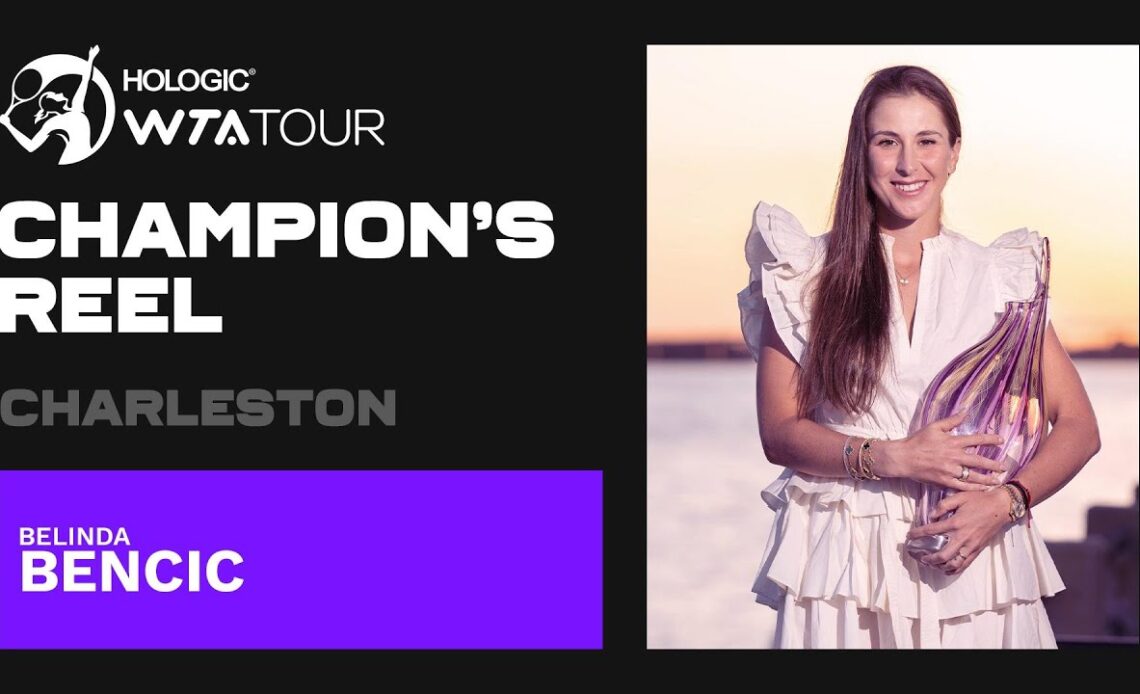 TOP PLAYS from Charleston champ Belinda Bencic! 👏