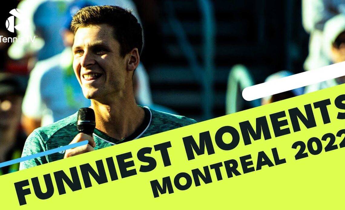 Tennis Ball Chaos & The Shortest Walk-On Ever! | Montreal 2022 Funny Moments & Fails