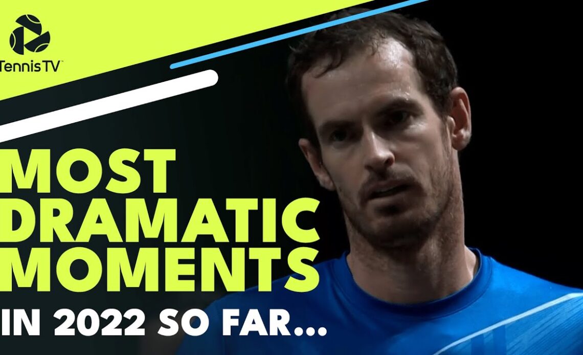 The 10 Most Dramatic ATP Tennis Moments Of The Year So Far!