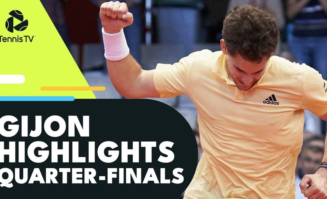 Thiem Against Cerundolo; Rublev, Carreno Busta & Murray Play | Gijon 2022 Quarter-Final Highlights