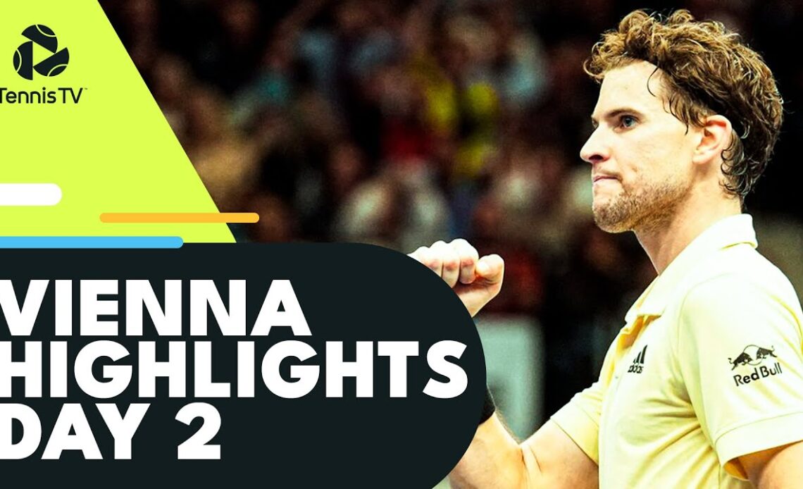 Thiem Faces Paul; Hurkacz, Tiafoe, Dimitrov & Shapovalov Play | Vienna 2022 Highlights Day 2