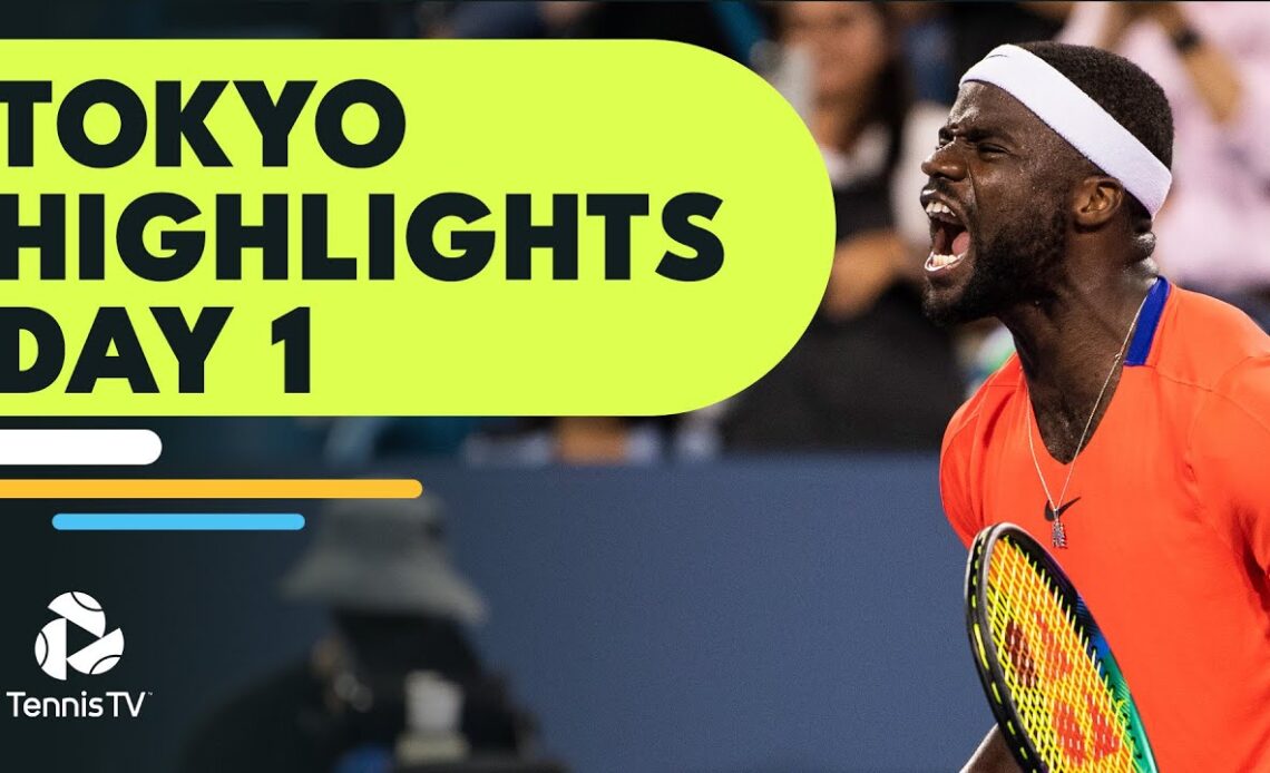 Tiafoe Takes On Uchiyama; Daniel, Nakashima & More Feature | Tokyo 2022 Highlights Day 1