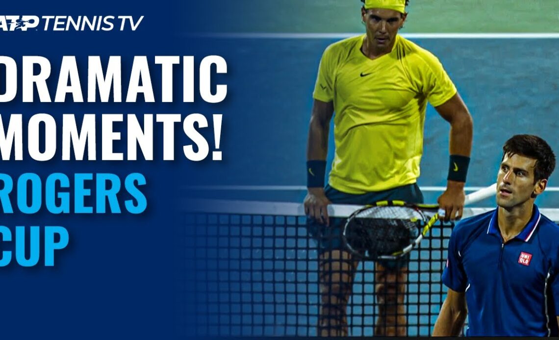 Top 5 Dramatic Tennis Moments At The Rogers Cup!