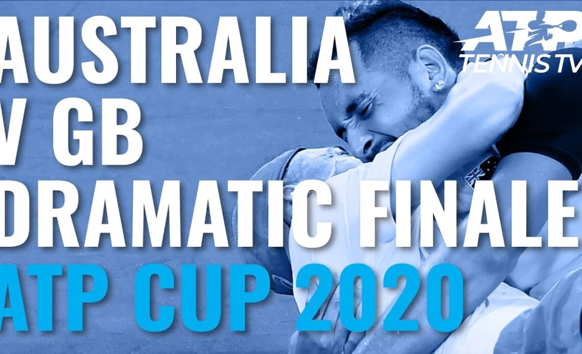 UNBELIEVABLE Match Tie Break Doubles Drama Between Australia & GB! | ATP Cup 2020 Quarter-Finals