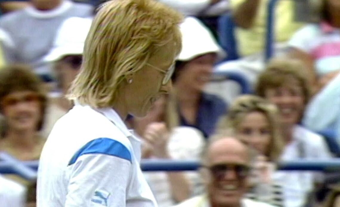 US Open Throwback: Martina Navratilova vs. Gabriela Sabatini 1987 US Open QFs