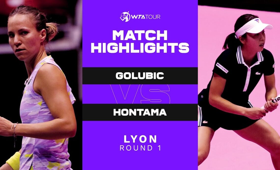 Viktorija Golubic vs. Mai Hontama | 2022 Lyon Round 1 | WTA Match Highlights