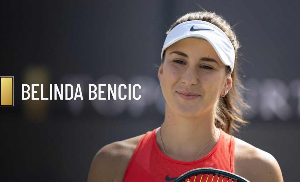 WTA x TopCourt Tutorial: Belinda Bencic shares how to hit her trademark inside-out forehand 💥