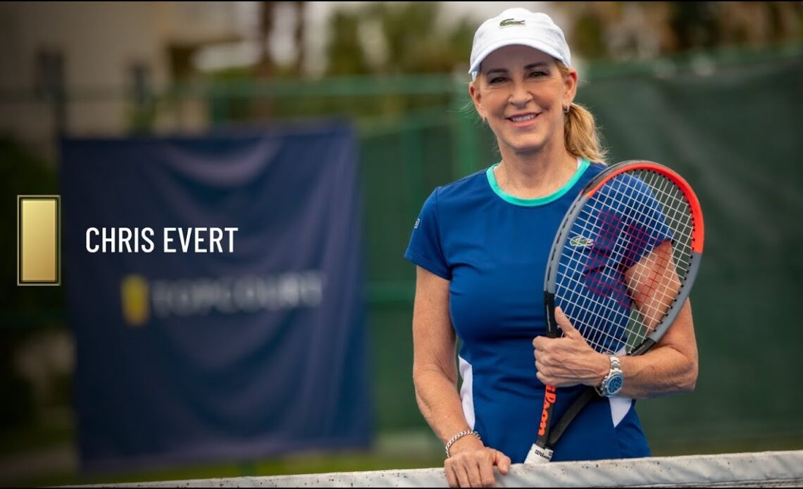 WTA x TopCourt Tutorial: Chris Evert shares her tips on how to hit a two-handed backhand and more!