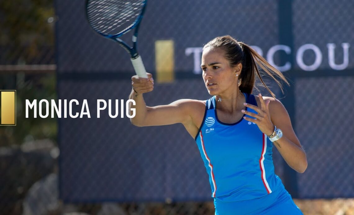 WTA x TopCourt Tutorial: Monica Puig shares her tips on how to hit the perfect backhand 💥