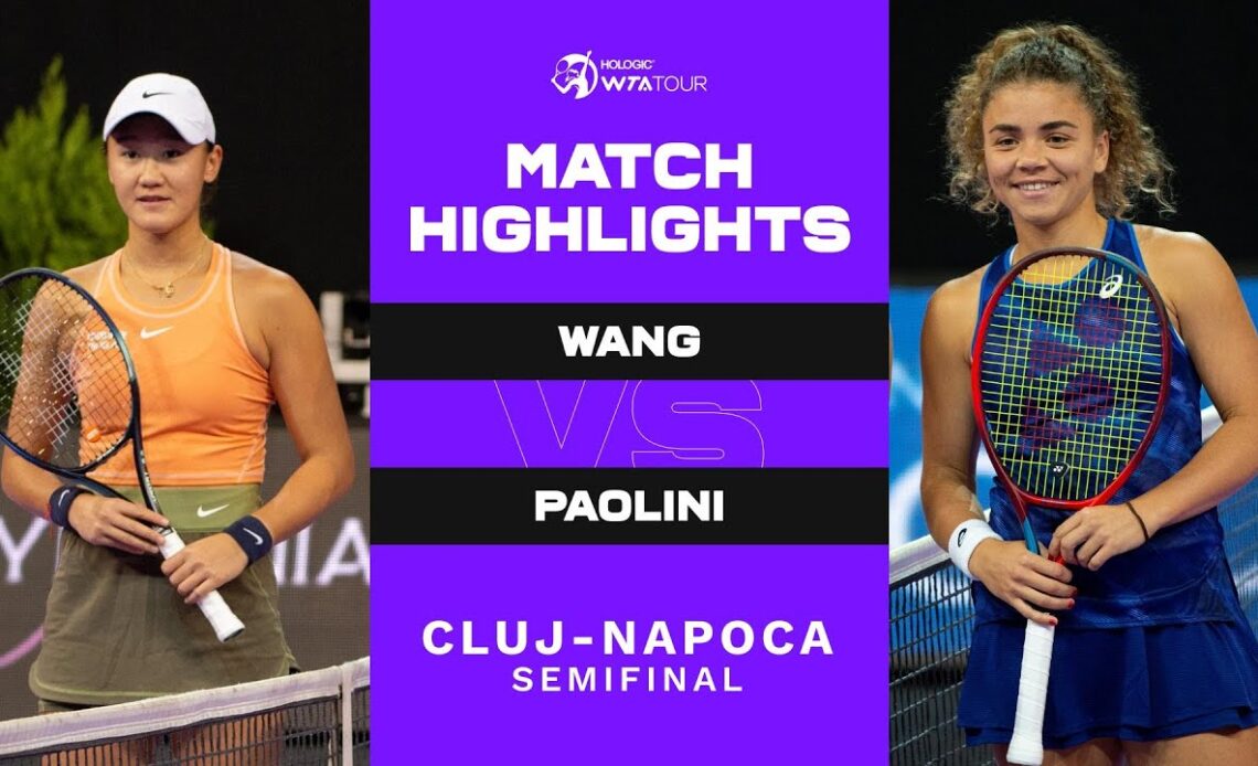 Wang Xiyu vs. Jasmine Paolini | 2022 Cluj-Napoca Semifinal | WTA Match Highlights