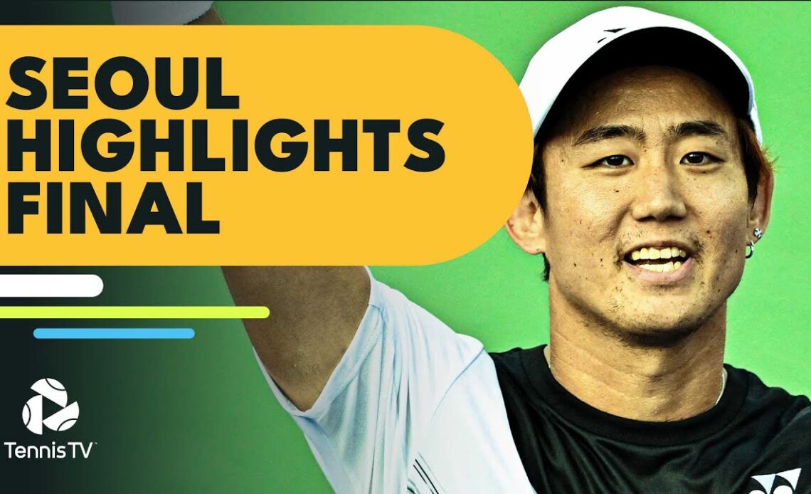 Yoshihito Nishioka vs Denis Shapovalov For The Title | Seoul 2022 Final Highlights