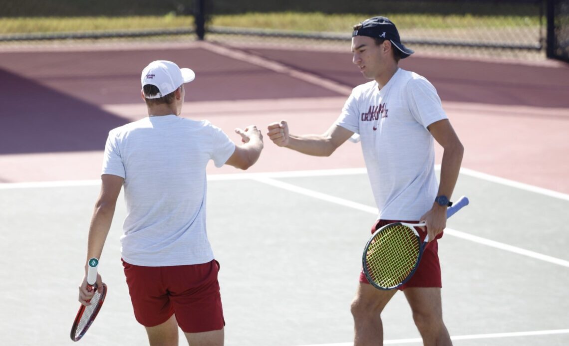 Alabama Men’s Tennis Closes Day One Of The SEC/Big 12 Challenge, While Ferreira Records A Win At CCB Invitational