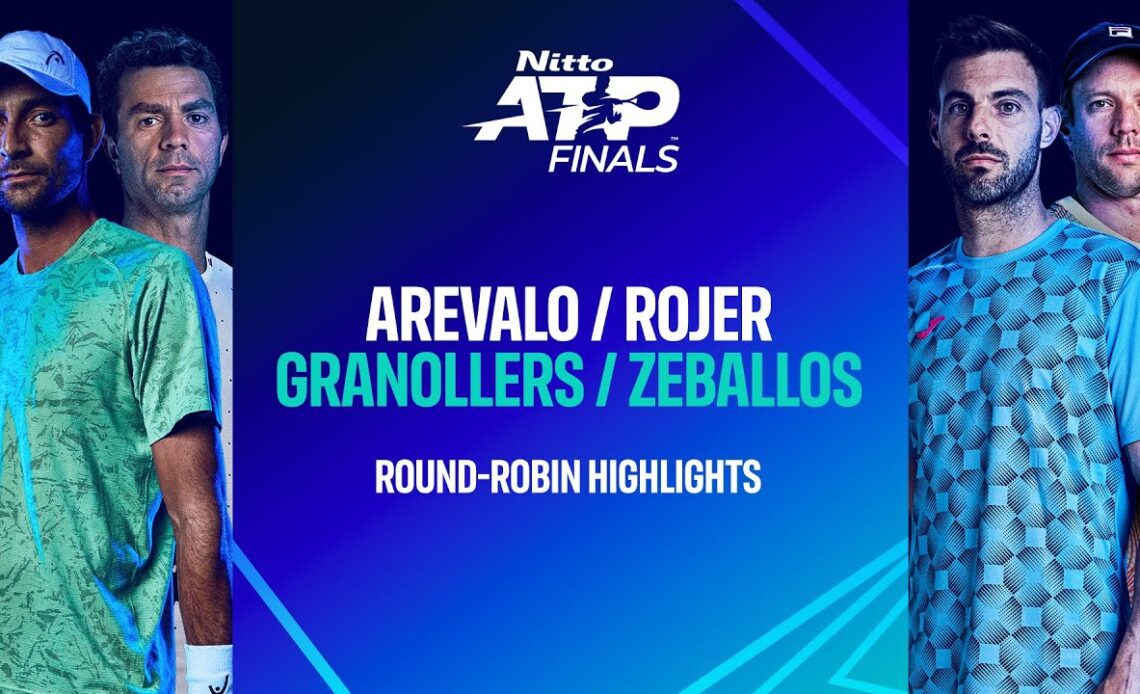 Arevalo/Rojer vs. Granollers/Zeballos | Nitto ATP Finals Highlights