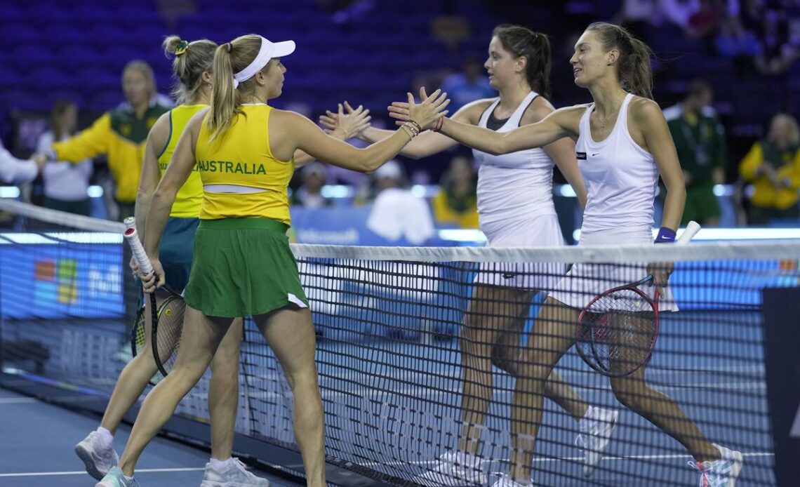 Australia beats Slovakia to open Billie Jean King Cup