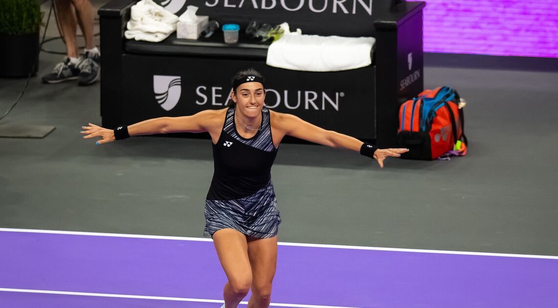 Check out Caroline Garcia's gear from the WTA Finals