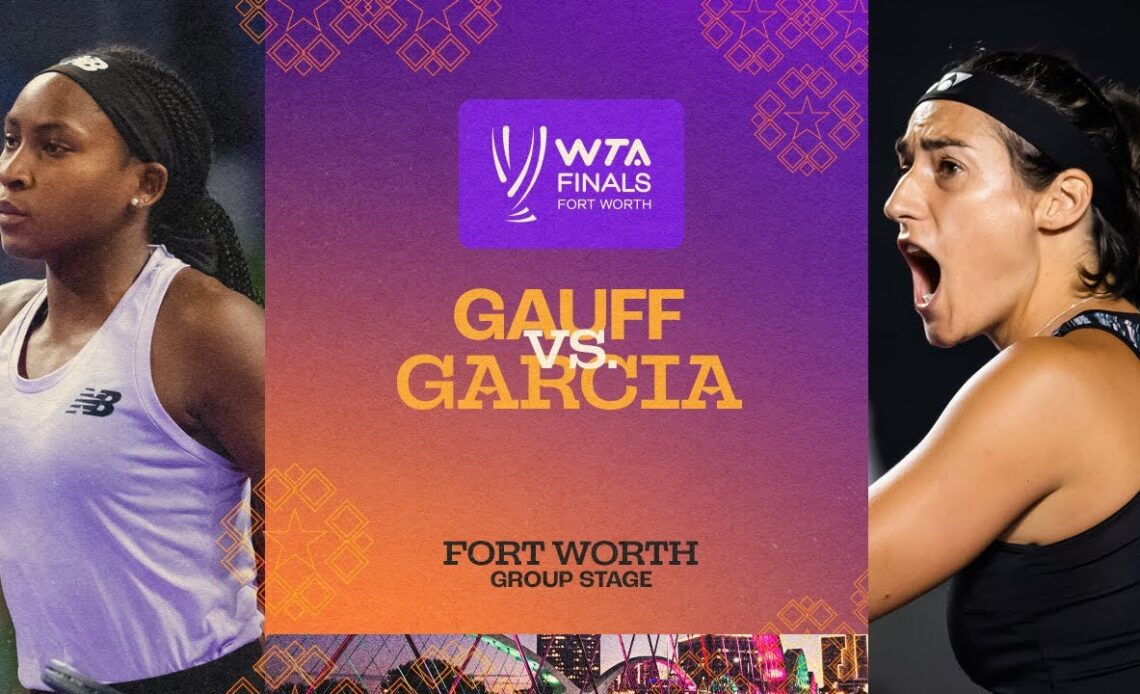 Coco Gauff vs. Caroline Garcia | 2022 WTA Finals Group Stage | Match Highlights