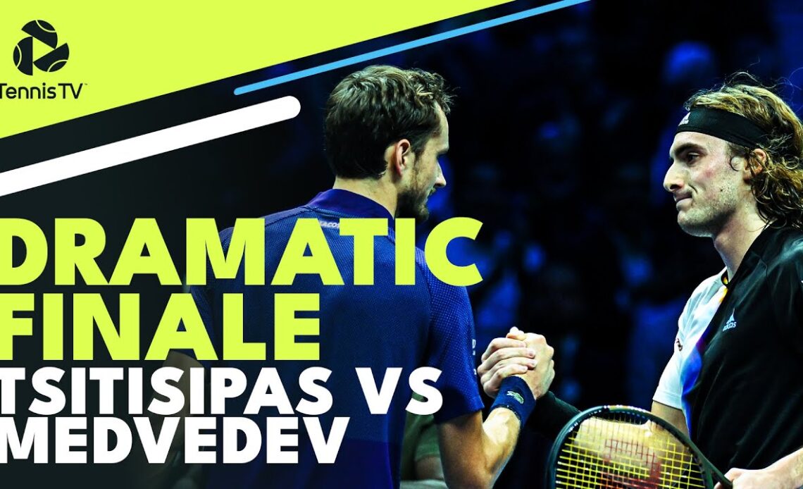 DRAMATIC FINALE: Stefanos Tsitsipas Faces Daniil Medvedev | Nitto ATP Finals 2022