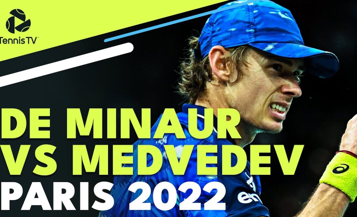 Daniil Medvedev vs Alex De Minaur Brutal Battle | Paris 2022 Highlights