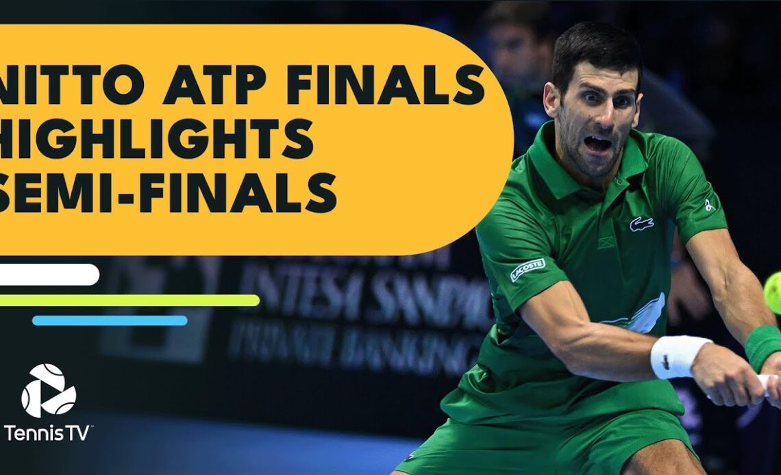 Djokovic Faces Fritz; Rublev Against Ruud | Nitto ATP Finals 2022 Semi-Final Highlights