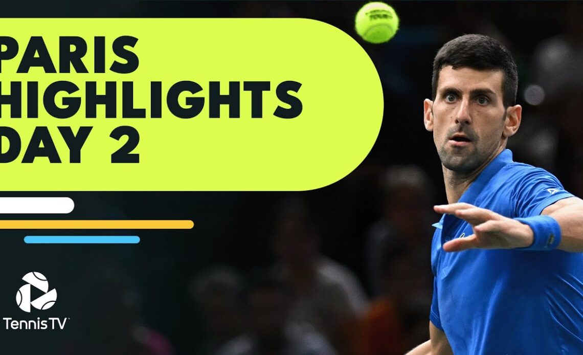 Djokovic Returns vs Cressy; Ruud, Rublev, Hurkacz in Action | Paris 2022 Day 2 Highlights