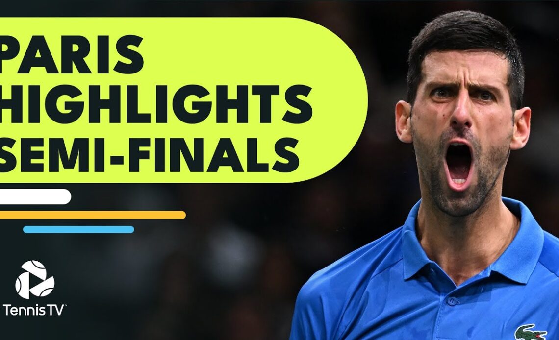 Djokovic vs Tsitsipas; Auger-Aliassime vs Rune | Paris 2022 Semi-Finals Highlights