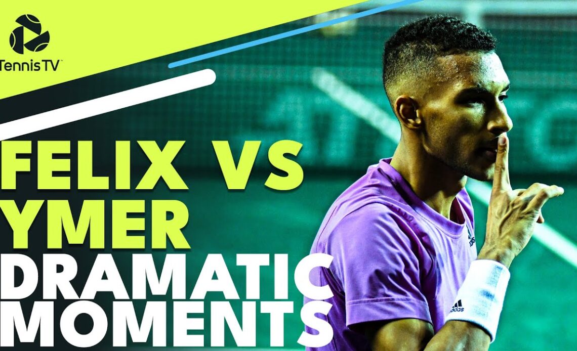 Dramatic Moments in Auger-Aliassime vs Ymer Thriller! | Paris 2022 Highlights