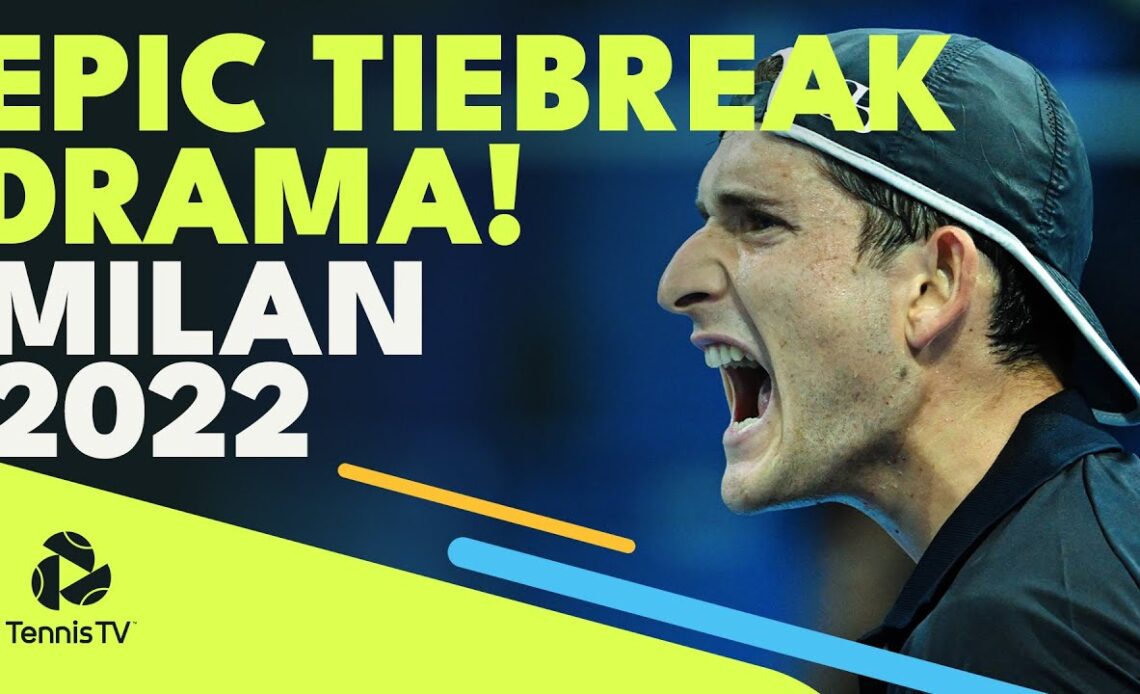 EPIC TIEBREAK DRAMA! 🤯 Francesco Passaro vs Matteo Arnaldi | Next Gen ATP Finals 2022