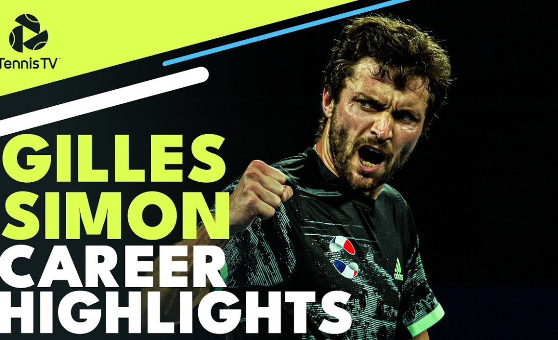 Gilles Simon Brilliant ATP Highlight Reel!