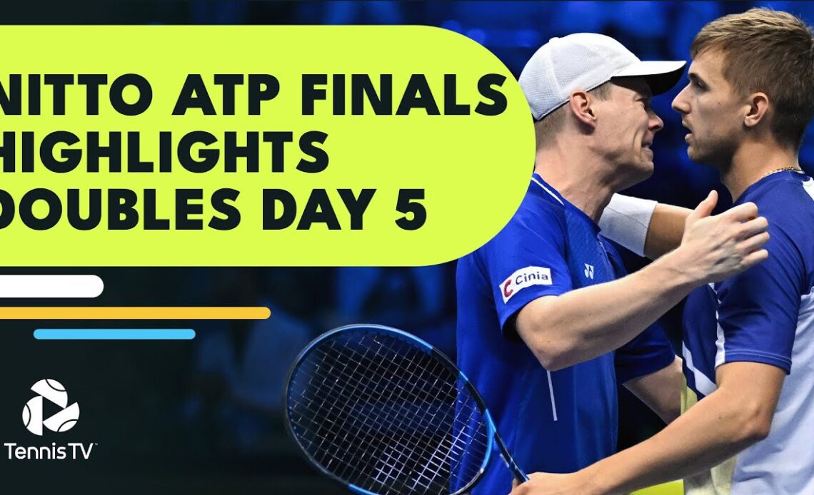 Glasspool & Heliovaara and Ram/Salisbury In Action | Nitto ATP Finals Doubles Highlights Day 5