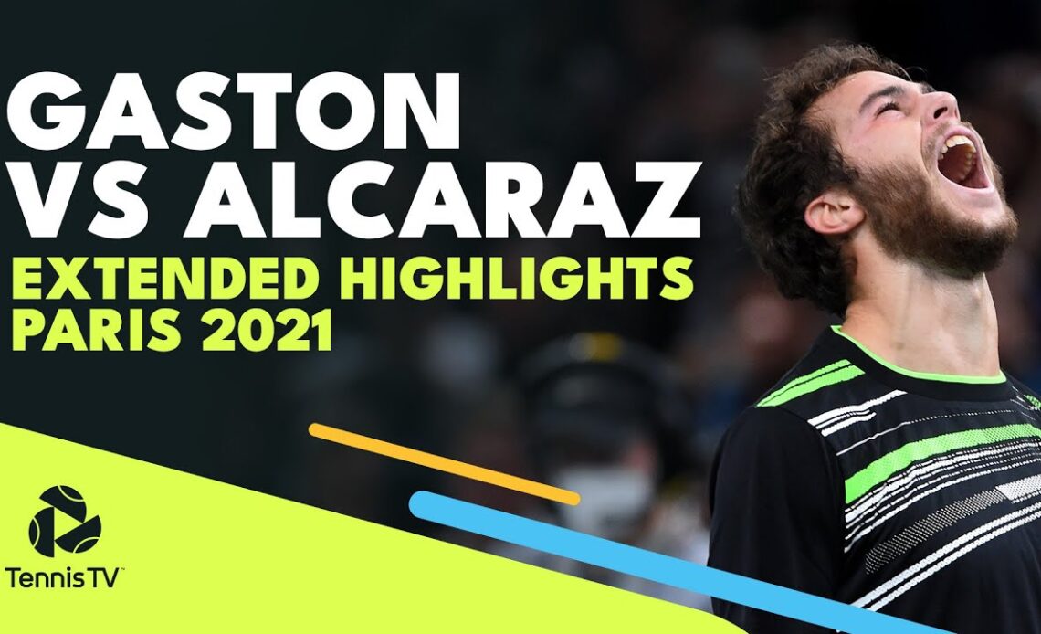 Hugo Gaston vs Carlos Alcaraz: EPIC Comeback! | Paris 2021 Highlights