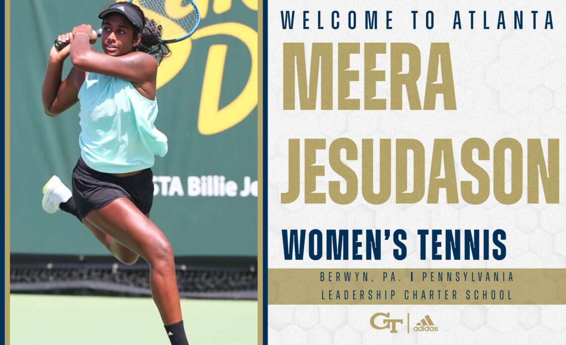 Jesudason Signs With Women’s Tennis – Women's Tennis — Georgia Tech Yellow Jackets