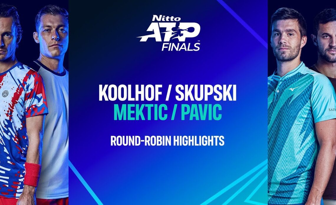 Koolhof/Skupski vs. Mektic/Pavic | Nitto ATP Finals Highlights