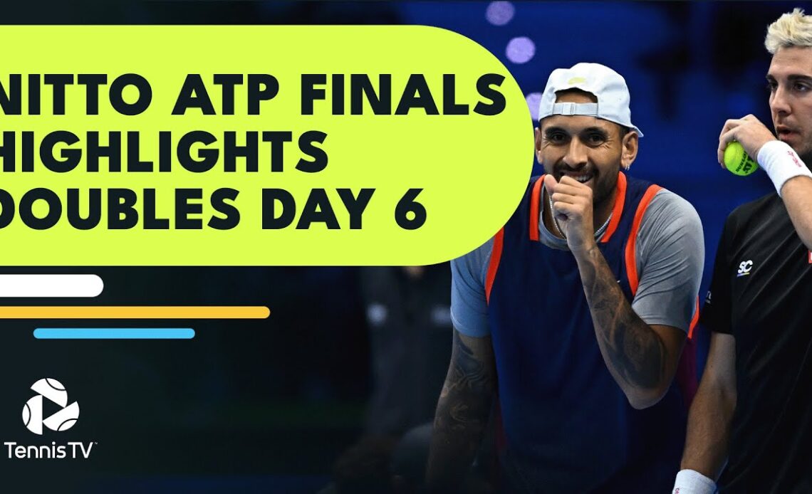 Kyrgios & Kokkinakis and Koolhof/Skupski In Action | Nitto ATP Finals Doubles Highlights Day 6