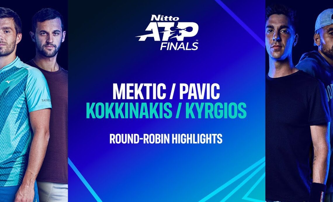 Mektic/Pavic vs Kokkinakis/Kyrgios | Nitto ATP Finals