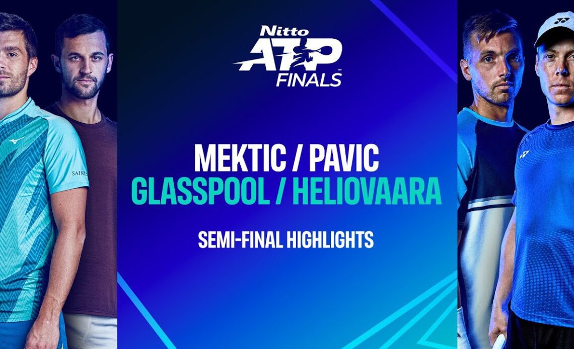 Mektik/Pavic vs Glasspool/Heliovaara | Nitto ATP Finals SFs