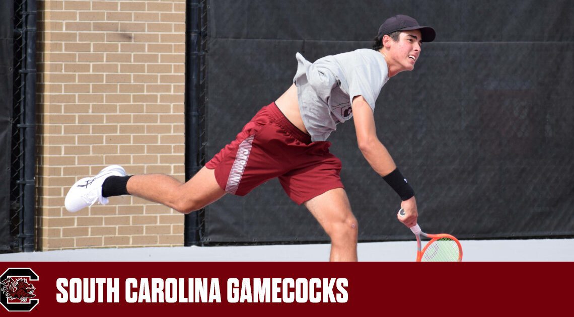 Men’s Tennis Perfect on First Day of SEC – Big 12 Challenge – University of South Carolina Athletics