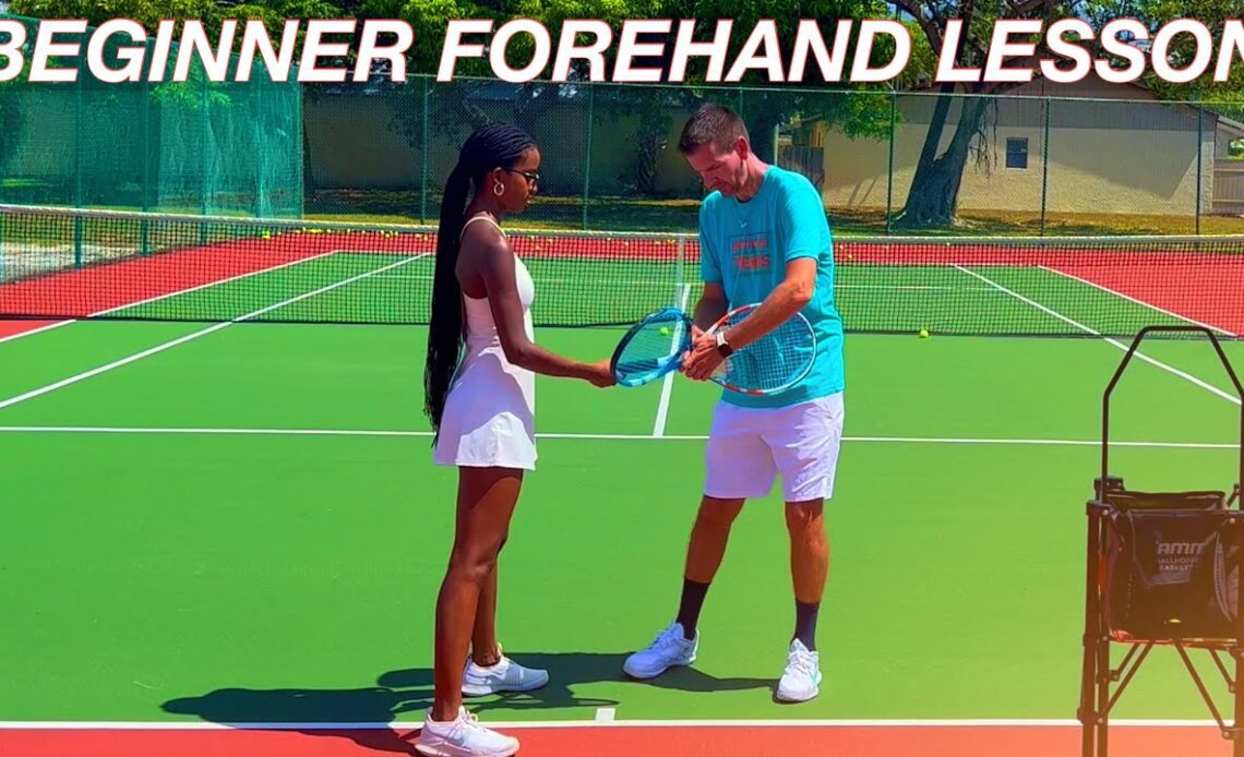 Modern Forehand Development + Directional Control | Beginner Tennis Lesson