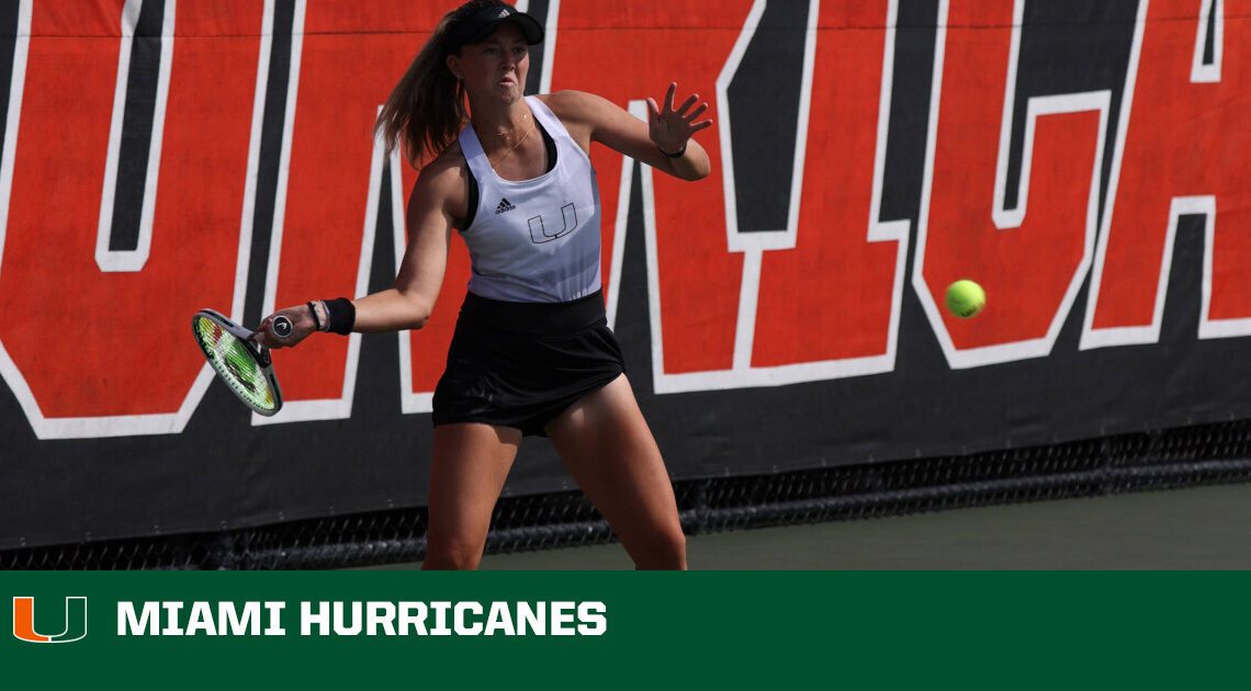 Noel Ranked Top-15 in Singles and Doubles to End Fall – University of Miami Athletics