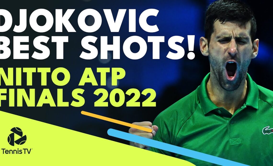 Novak Djokovic's Best Shots Of The Nitto ATP Finals 2022!